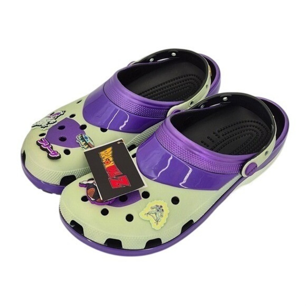 Crocs Dragon Ball Z Frieza Classic Clogs Men's Size 12 Purple Unisex Shoes